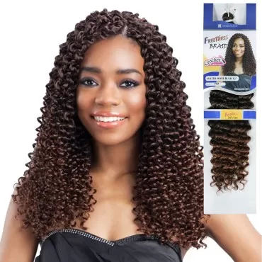 FreeTress Synthetic Hair Crochet Braids Water Wave Bulk 12