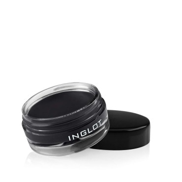 Inglot AMC Eyeliner Gel 77 and Duraline Featuring a Gute Cosmetic Carrying Bag (3 Piece Bundle)