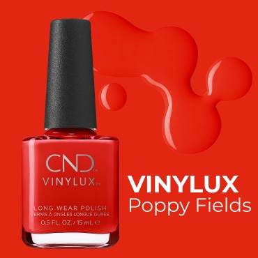 CND Vinylux Longwear Red Nail Polish, Gel-like Shi...