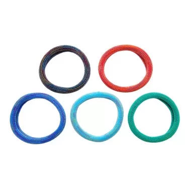 L. Erickson Space Dye Sport Pony 5-Pack - Capri