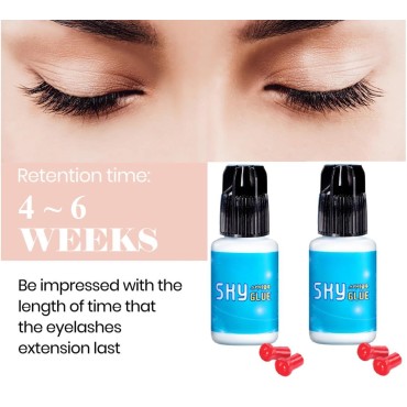 2 Bottles Sky Glue D for Eyelash Extension 5ml - P...