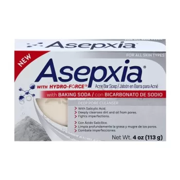 Asepxia Cleansing Bar Baking Soda, Multipack, 4 Oz...