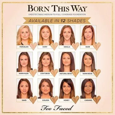 Too Faced Born This Way Natural Finish Longwear Liquid Foundation Vanilla