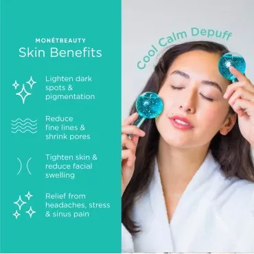 MonétBeauty Ice Globes for Facials, Freezer Safe a...