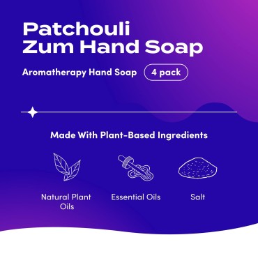 Zum Hand Soap - Patchouli - 12 fl oz (4 Pack)...