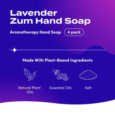 Zum Hand Soap - Lavender - 12 fl oz (4 Pack)...
