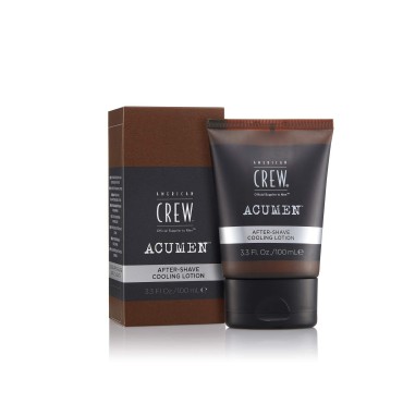 American Crew After Shave Lotion for Men, Cooling Dual Action Lotion, 3.3 Fl Oz