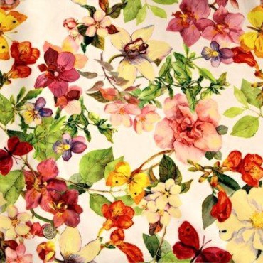 Hair Scrunchie - Romance Floral Print