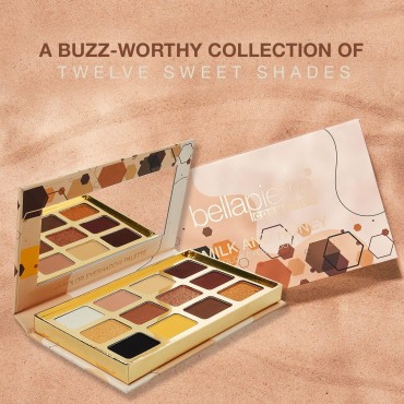 bellapierre Milk & Honey Eyeshadow Palette | 12 Sh...