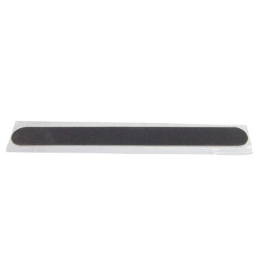 ForPro Wood Nail File, Black, 180/180 Grit, Double-Sided Manicure & Pedicure Nail Files, 7” L x .75“ W, Individually-Wrapped, 100-Count