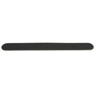 ForPro Wood Nail File, Black, 180/180 Grit, Double-Sided Manicure & Pedicure Nail Files, 7” L x .75“ W, Individually-Wrapped, 100-Count