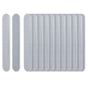 ForPro Mini Foam Board, Zebra, 100/180 Grit, Double-Sided Manicure Nail File, 3.5” L x .5” W, 50-Count