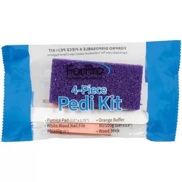 ForPro 4-Piece Pedicure Kit, 200-Count, Individual...