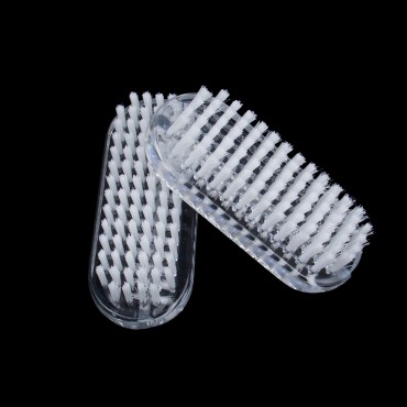 AUEAR, 4 Pack Plastic Fingernail Cleaning Brush Double-Sided Hand Nail Cleaning Brush Toe Cleaning Brush Scrubber for Men Women