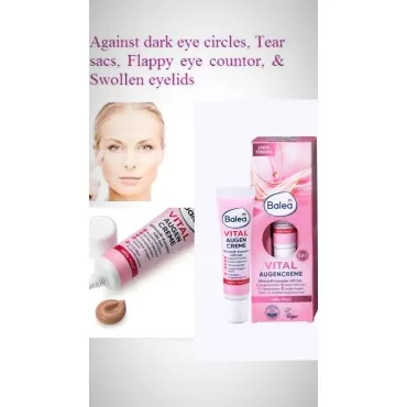 Balea VITAL Anti-Fatigue Eye-Cream 5in1 - Helps Re...