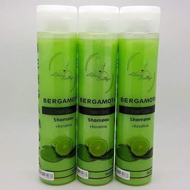 3 Pack Bergamota + Keratin Shampoo 16.20 Fl oz eac...