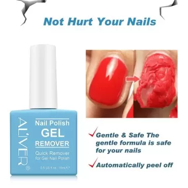 2 Pack Magic Gel Nail Polish Remover Effective Con...