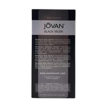 Jovan Black Musk Eau de Cologne for Men, 88ml...