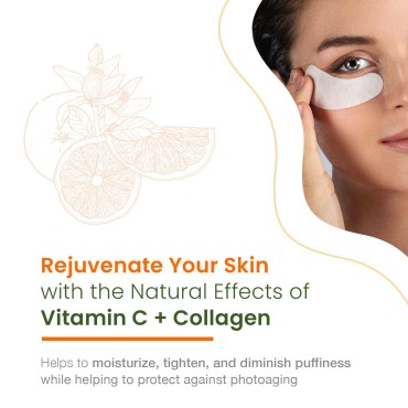 Natural Chemist Vitamin C & Collagen Under Eye Pat...