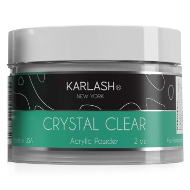 Karlash Professional Polymer Kit Acrylic Powder Crystal Clear 2 oz and Acrylic Liquid Monomer 4 oz for Doing Acrylic Nails, MMA free, Ultra Shine and Strong Nails
