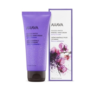 AHAVA Dead Sea Water Mineral Hand Cream, Spring Bl...