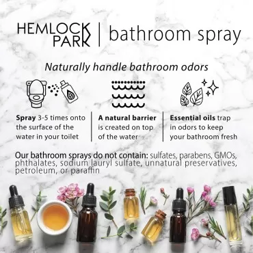 Hemlock Park Bathroom & Toilet Spray | Essential O...
