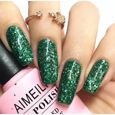 AIMEILI Soak Off U V LED Gel Nail Polish - Diamond...