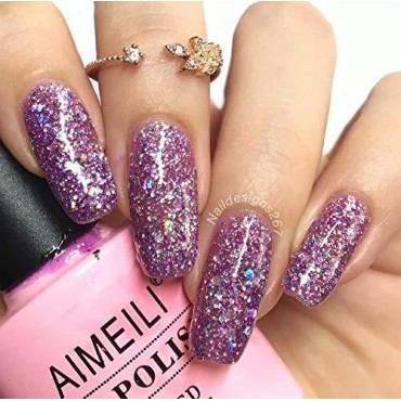 AIMEILI Soak Off U V LED Gel Nail Polish - Princes...