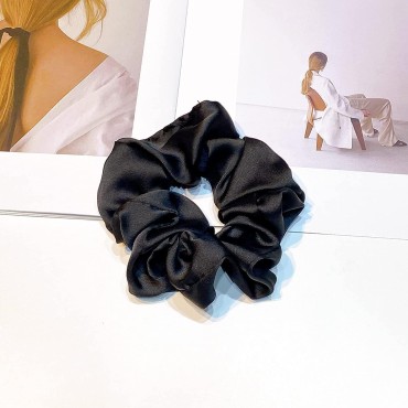 6 Pieces Satin Silk Scrunchies for hair, Big Hair ...
