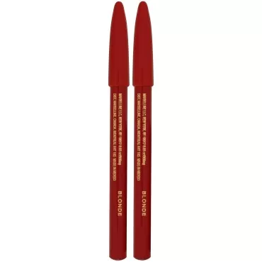 Maybelline New York Makeup Expert Wear Twin Eyebrow Pencils and Eyeliner Pencils, Light Brown Shade, 2 Count (Pack of 1) 59TC-04