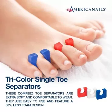 Americanails Comfeez Single Toe Separators - 144 C...