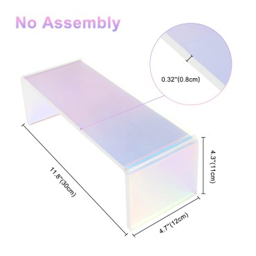 CHENYIYI Nail Arm Rest Aurora Transparency Thicken...