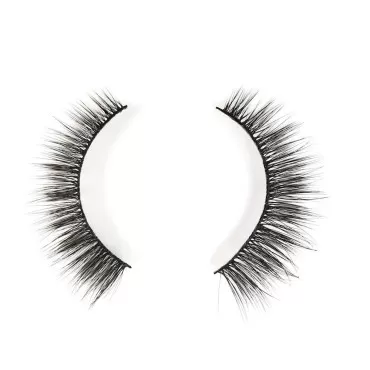 EDA LUXURY BEAUTY EXQUISITE 3D Faux Mink False Eyelashes - Super Soft Natural Look Lashes, Full Volume, Medium Long Length Eyelash Extensions - Eye-Lifting, Smokey Cat Eye Effect Fake Eyelashes