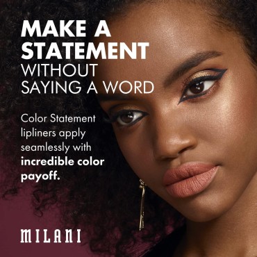 Milani Color Statement Lipliner - Pretty Pink (0.04 Ounce) Cruelty-Free Lip Pencil to Define, Shape & Fill Lips