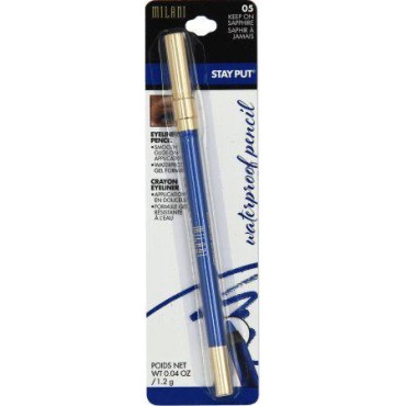 Milani Stay Put Waterproof Eyeliner - (0.04 Ounce) Cruelty-Free Eyeliner - Line & Define Eyes with High Pigment Shades for Long-Lasting Wear (Keep on Saphire)