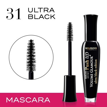 Bourjois Volume Glamour Push Up Mascara, Ultra Bla...
