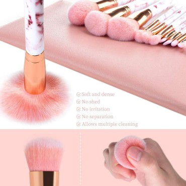 Makeup Brushes START MAKERS Professional 12Pcs Pin...