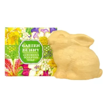 Greenwich Bay Trading Company Bunny Rabbit Luxurious Shea Butter Sculptured Soap Gift Set (Set of 3)