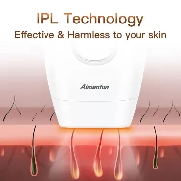 IPL Hair Removal, Laser Permanent Hair Removal for Women and Men FDA Cleared At-Home Hair Removal Device for Facial Legs Arms Whole Body