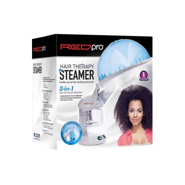 Red Pro Hair Therapy 2-in-1 Hair Steamer & Facial ...