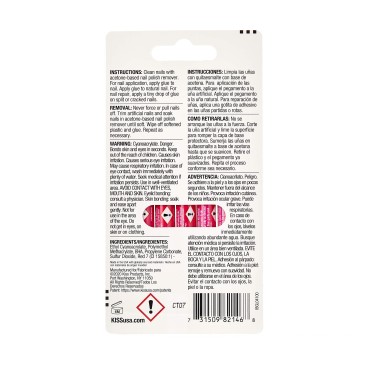 Kiss Pink Gel Nail Glue