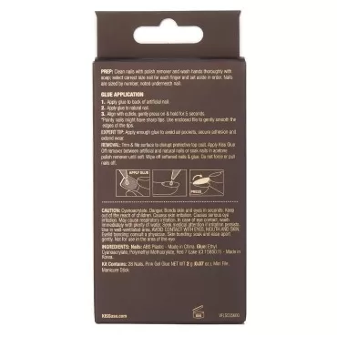 Kiss Velour Fantasy Nails 28 Count Long Purple