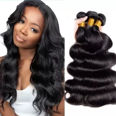 10A Body Wave Bundles Human Hair 14 16 18 Inch Hum...