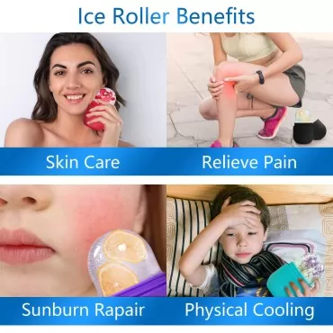PASNOWFU Ice Cube Face Roller, Eyes and Neck, Brig...