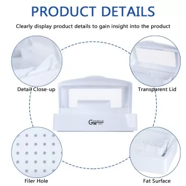 Gusnilo Sanitizing Tray - Disinfectant Container N...