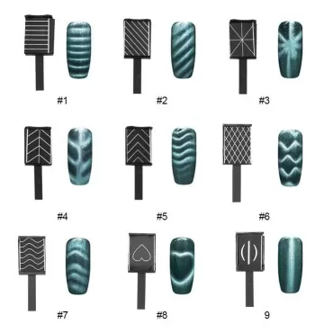 Magnet Plate Wand Board, Nail Art Tool for DIY Magic 3D Magnetic Polish Cats Eyes Gel Tools