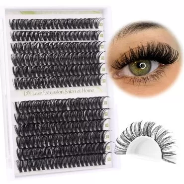 ALICE Lash Clusters DIY Lash Extensions 240PCS 14-...
