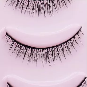 5Pcs False Eyelashes 8mm Short Fake Mink Lashes En...