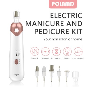 Professional Manicure Pedicure Kit, Electric Nail ...