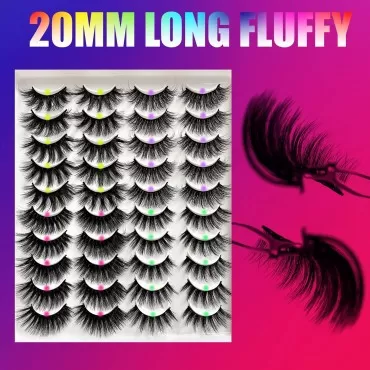 Alyxxndra 3D Mink Lashes Natural Look 20mm Fake Ey...